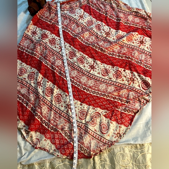 Boho style high low skirt - Picture 3 of 4